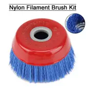 4 Inch Abrasive Wire Nylon Cup Brush Polishing Tool Angle Grinder for Derusting