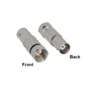 [10X] F-Type Male to BNC Female Connector Coupler for Video Device Applications