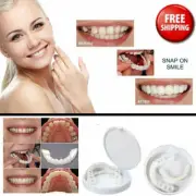 Smile Snap On Upper ＆ Bottom Set False Teeth Denture Veneers Dental Tooth Cover