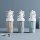 Toothbrush Cover Cup Bpa Free Storing Cartoon Bear Toothpaste Toothbrush Holder