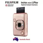 Fujifilm Instax mini LiPlay - Hybrid Instant Camera - Blush Gold