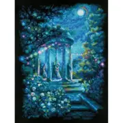 Cross-stitch kit, Point Counted Riolis 2216 Trick by The Light Of Lune 30x40 CM