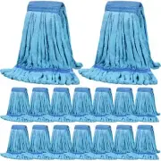 16 Pcs Bulk Commercial Mop Head Replacement 18 Oz Tube Microfiber Mop Heads