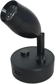 LED Reading Light 12V 24V Black Spotlight Touch Controlled Switch USB Dimmable Caravan Motorhome Boat Bed Lamp