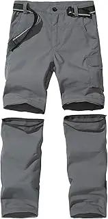 [JOMLUN] Boy’s Scout Pants Convertible Hiking Quick Dry Zip Off Pants Outdoor Climbing Casual Trouser Kids Youth Cargo Pants