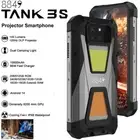 Global 5G 8849 TANK 3S Rugged Phone Android 14.0 Waterproof Mobile DLP Projector