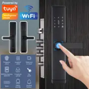 Tuya Wifi Electronic Smart Door Lock Fingerprint Card Password Key APP Unlock AU