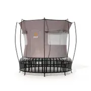 VULY Thunder 2 Pro Medium 12ft Springless Trampoline with Enclosure - Kids Trampolines Bundle With Tent Wall and Shade Cover