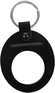 [Baluue] Compact Coin Protector Sleeve PU Keychain Coin Holder for Souvenirs Scratch Resistant Design Accessory for Collectors and Everyday Use Elegant Detailing