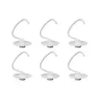Stand Mixer Coated 4.5 QT Dough Hook for KitchenAid,K45DH,SAW10674618 6-PACK