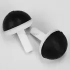 2pcs 12mm Black Nylon Dome Tap Valve Sink Repair Drip Fix Pipe Hot Cold Water