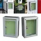 Locking Wall Mounted Mailbox Decorative for Front Door Business Office