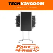 Atdec Executive Mobile TV Cart with 90 degree rotation. Max Load 70kg