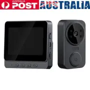 Smart Door Camera 2.4G WiFi Automatic Sensing Wireless Doorbell Two-Way Intercom