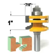 1 PC 1/2" Shank Glass Door Rail & Stile Reversible Router Bit sct-888
