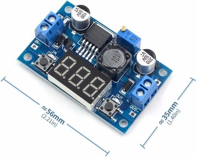 DC-DC Buck Converter DIY 4-40V to 1.25-37V Step-down Regulator Power