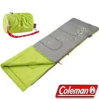 在飛比找蝦皮購物優惠-[現貨]Coleman 美國 夜光型兒童睡袋 C7 萊姆綠/