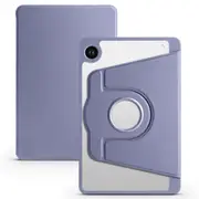 For Samsung Galaxy Tab A9 Case Rotary Stand Pu Leather+Acrylic Tablet Cover With Pen Holder