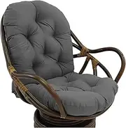Lounger Cushions,Recliner Chair Cushion, Swivel Rocker Cushion Replacement Soft Thicken Solid Twill Swivel Rocker Chair Seat Cushion Pads(Light Gray)