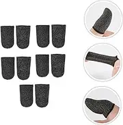 PEPLAYTAL 10pcs Finger Sleeves for Phone Games Breathable Wear Resistant Finger Covers Flexible Design for All Lightweight Gaming Accessories for Enhanced Control and Comfort