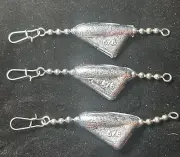 Pappy’s 5/8oz. Keel Weights with Duo Lock Snap 3 Pack