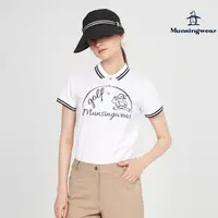 在飛比找momo購物網優惠-【Munsingwear】企鵝牌 女款白色日本製企鵝揮桿印花