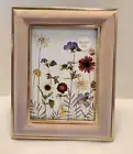 Eccolo Tan/Beige Suede and Gold 5x7 Frame New