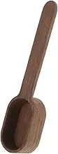 NULYLU Wooden Salt Spoon Condiments Loose Tea Spoons Coffee Beans Salt Bulk Household Tea Scoops Coffee Bean Formula Pots Small Scoop Bowl Measuring Cups Latte Cup Dips Light Brown Wooden