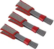 TIDTALEO 3PCS Portable Detail Brush Compact Cleaning Duster for Cars Keyboards and Hard to Reach Corners Dust Removal for Home and Vehicle Use