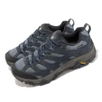 在飛比找Yahoo奇摩購物中心優惠-Merrell 登山鞋 Moab 3 GTX 男鞋 霧藍 灰