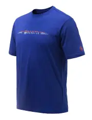 Beretta Broken Clay T-shirt - Cotton Blue #ts073-t1557-0560