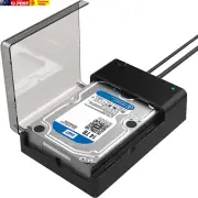 USB 3.0 to SATA External Hard Drive Lay-Flat Docking Station for 2.5 or 3.5In HD