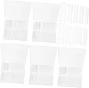 SOESFOUFU Nail Tips Set 5 Boxes of False Nails Long Short Options for Diy Art Wedding Prom