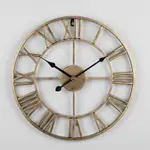 歐式掛表簡約客廳時鐘 鐵藝靜音數字掛鐘 創意裝飾鐘表
