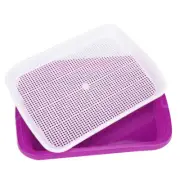 2Pcs Double Layer Hydroponics Flower Plant Seed Germination Tray New