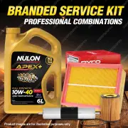 Oil Air Fuel Filter 6L APX10W40 Oil Service Kit for Bmw 523I E39 6cyl 2.5L 96-00