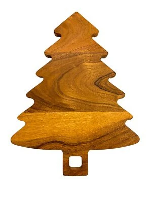 Christmas Tree Cutting Board Gifts Decor Acacia Wood Cutting Boards Christmas...