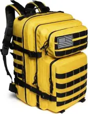 QT&QY 45L Military Tactical Backpack GYM Fitness Army Assault Pack Rucksack