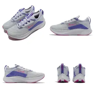 【NIKE 耐吉】慢跑鞋 W Zoom Fly 4 氣墊 女鞋 跑鞋 運動 灰 粉(CT2401-003)