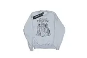 Disney Princess Womens/Ladies Wannabe Princess Sweatshirt (Heather Grey) - UTBI32771