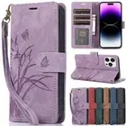 For iPhone 16e 16 15 14 13 12 11 Pro Max 8 7 Plus Flip Leather Wallet Case Cover