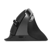 Wireless Vertical Mouse Small Silent Ergonomic Mouse with BT 5.2 and USB Rece...