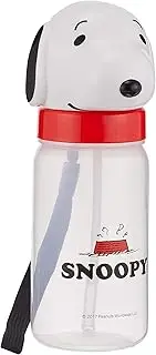 Skater Peanuts Snoopy & Friends D Cut Straw Bottle 350 ml Capacity