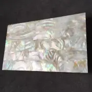 Natural Freshwater Shell Laminate Sheet 240x140mmx1mm for Craft Decor Wood Inlay