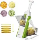 SUPMAKIN Safe Mandoline Slicer for Kitchen, Potato and Vegetable Chips, Green