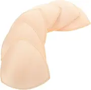 TEHAUX Thick Bottom Top Thin Bra Pads 3 Pairs Swimsuit Cups Inserts Soft Sponge Material for Enhanced Support Natural Shape