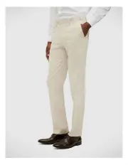 [Politix] Textured Tailored Pant in Neutral