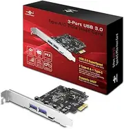 Vantec 3-Port USB 3.0 Type A/C PCIe Host Card (UGT-PC331AC)