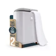 Live Fine Towel Warmer | Large Bucket Style Luxury Heater with LED Display, A...