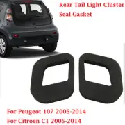 Rear Tail Light Cluster Seal Gasket Black Fits Peugeot 107 Citroen C1 2005-2014